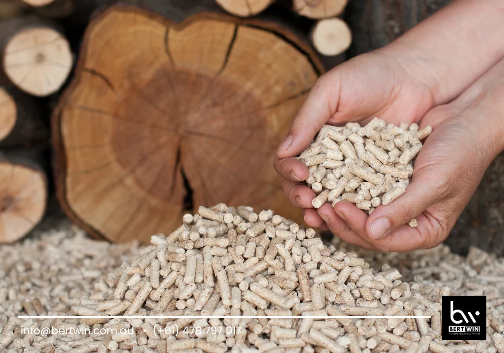 natural wood pellet